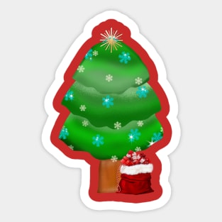 Christmas tree Sticker